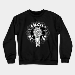 777 CHAOS MAGIC FOX TOTEM GEOMETRY Crewneck Sweatshirt